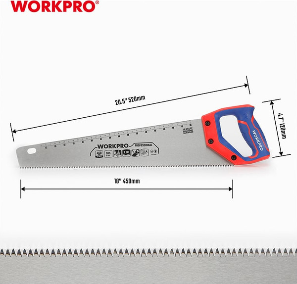 Ножовка Workpro 400мм / WP215006