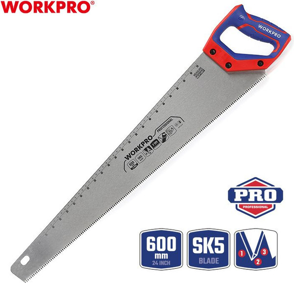 Ножовка Workpro 600мм / WP215009