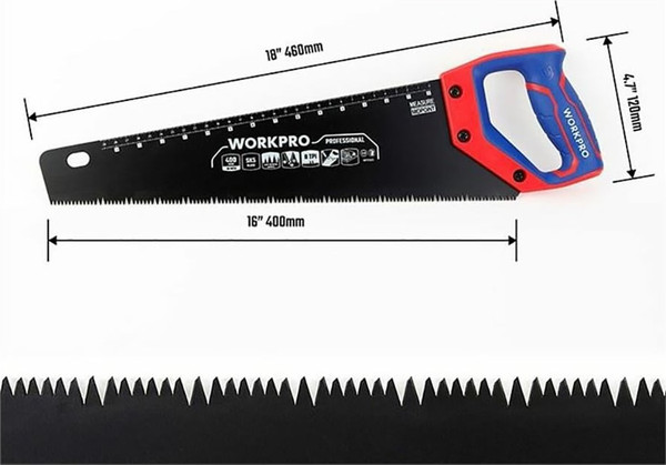 Ножовка Workpro 400мм / WP215013