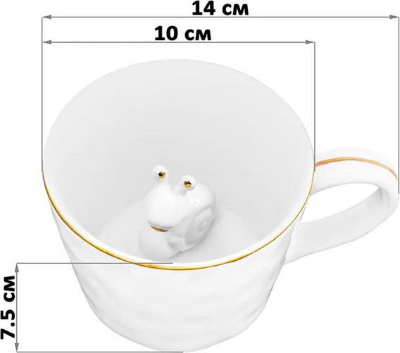 Кружка Elan Gallery Улитка / 330973