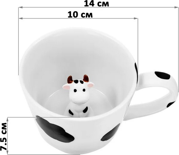 Кружка Elan Gallery Корова / 330978