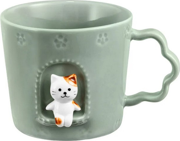 Кружка Elan Gallery Котенок в домике / 330982 - фото