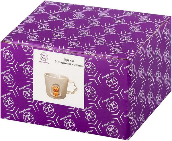 Кружка Elan Gallery Медвежонок в домике / 330983