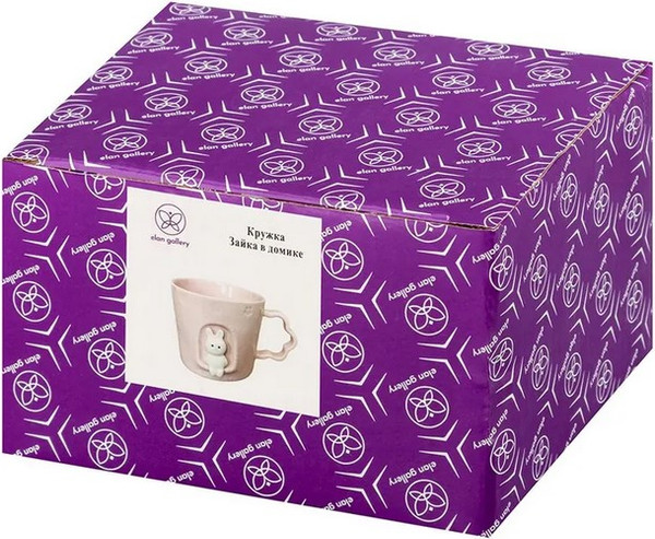 Кружка Elan Gallery Зайка в домике / 330984