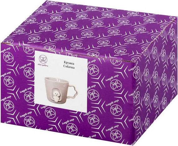 Кружка Elan Gallery Собачка в домике / 330985