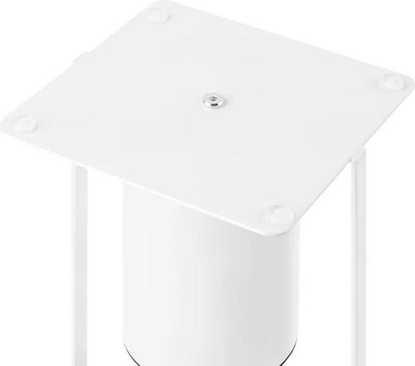 Стойка для туалетной бумаги с ершиком El Casa Белая / 240473