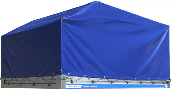Тент для прицепа Кремень H-1200 на прицеп 3.0x1.56 - фото
