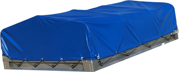 Тент для прицепа Кремень Н-300 на прицеп 2.2x1.3 - фото