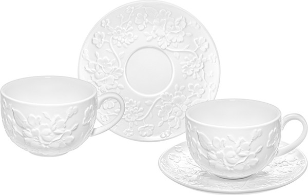 Набор для чая/кофе Elan Gallery Цветущая сакура / 630165 - фото