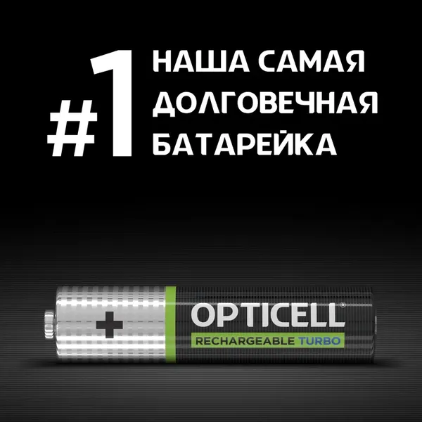 Комплект аккумуляторов Opticell Turbo AAA NiMH 970mAh / 6080004