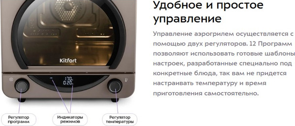 Аэрогриль Kitfort КТ-8152