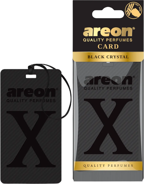 Ароматизатор автомобильный Areon X Card Black Crystal / ARE-AXC01 - фото