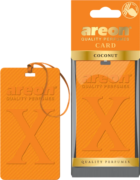 Ароматизатор автомобильный Areon X Card Coconut / ARE-AXC05 - фото