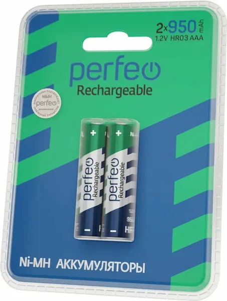 Комплект аккумуляторов Perfeo AAA950mAh/2BL / PF AAA950/2BL PL