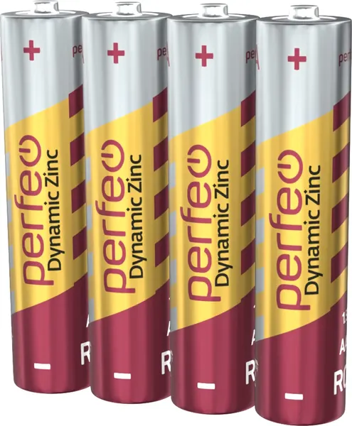 Комплект батареек Perfeo Dynamic Zinc R03/4SH