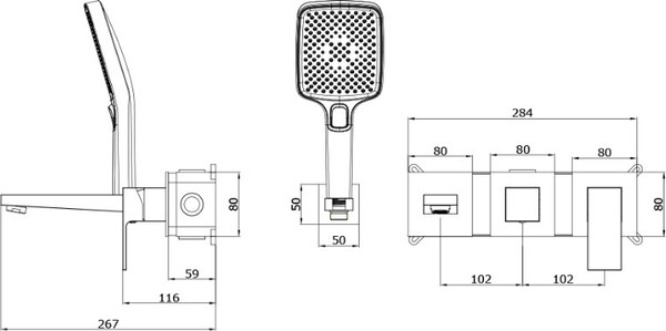 Смеситель Vieir V393536S