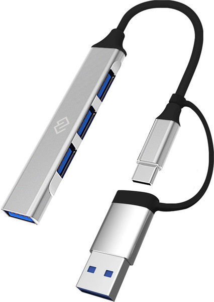 USB-хаб Digma DHUB-4USB-AC-3.0 - фото