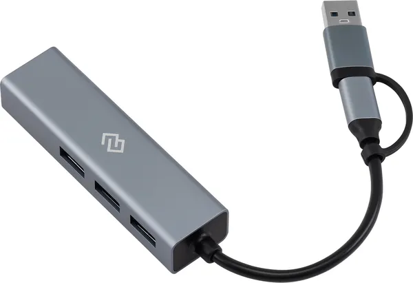 Док-станция для ноутбука Digma DHUB-LAN-4PORT