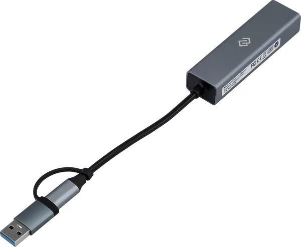 Док-станция для ноутбука Digma DHUB-LAN-4PORT