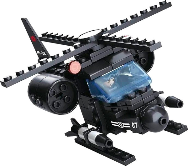 Конструктор Наша игрушка Армия Военный вертолет / M38-B0587G
