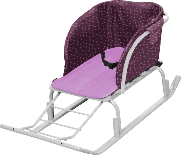 Сиденье для санок Ника Горошек / СС2-1/ГФ - фото