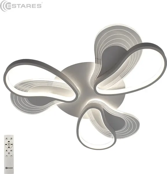 Люстра Estares Lola 80W 6F-RC-490X65-WHITE/WHITE-220-IP20