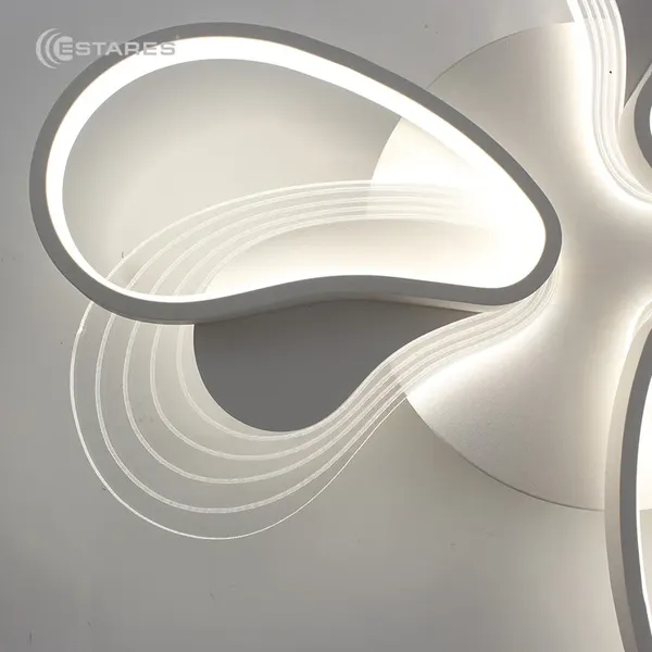 Люстра Estares Lola 80W 6F-RC-490X65-WHITE/WHITE-220-IP20