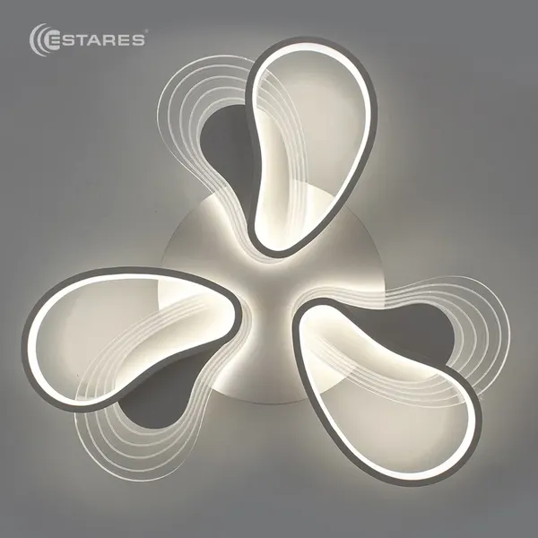 Люстра Estares Lola 80W 6F-RC-490X65-WHITE/WHITE-220-IP20