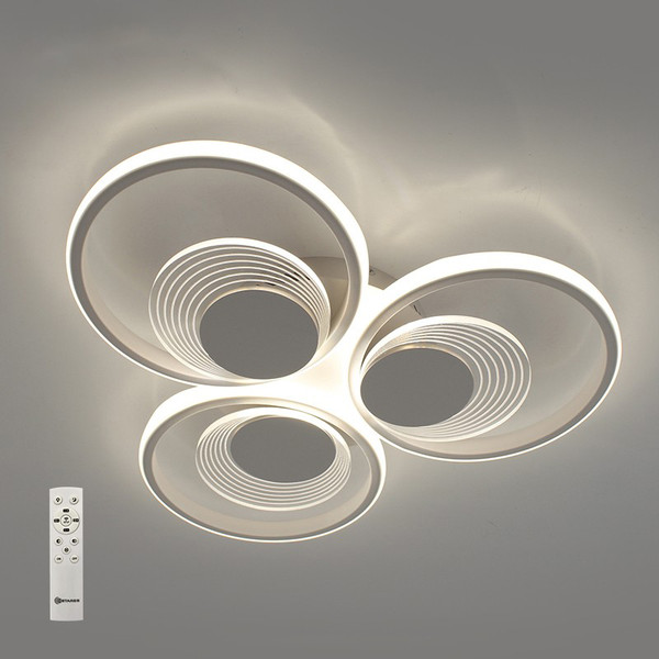 Люстра Estares Adara Six 90W 6R-RC-500x460x70-WHITE/WHITE-220-IP20 - фото