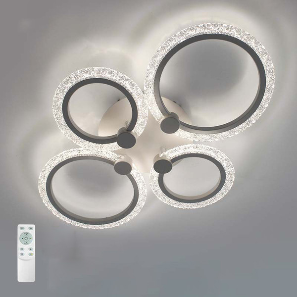 Люстра Estares Tire 60W 4R-APP-645x455x95-WHITE/CLEAR-220-IP20