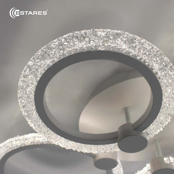 Люстра Estares Tire 60W 4R-APP-645x455x95-WHITE/CLEAR-220-IP20