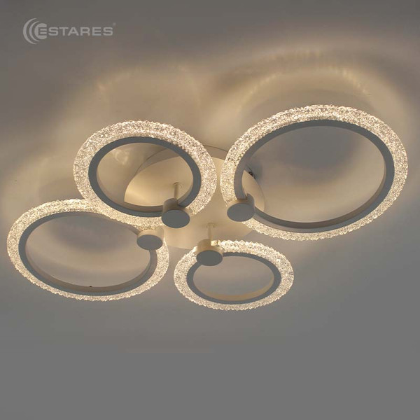 Люстра Estares Tire 60W 4R-APP-645x455x95-WHITE/CLEAR-220-IP20