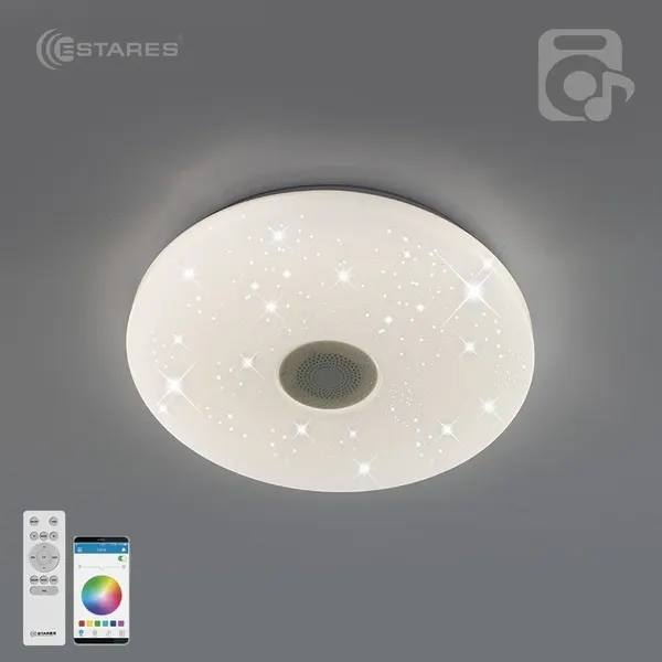 Люстра Estares RGB 40W R-APP-330-WHITE/WHITE-220-IP20