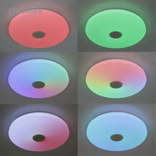 Люстра Estares RGB 60W R-APP-390-WHITE/WHITE-220-IP20