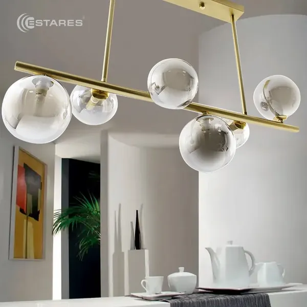 Люстра Estares Filicia 6xG9 R-700x280x470-Bronze/Lightgray