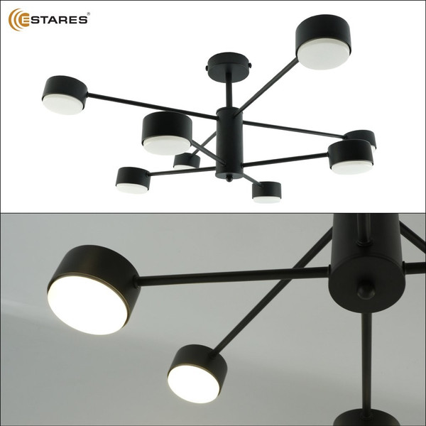 Люстра Estares Gusta 8xGX53 R-780x300-BLACK-IP20