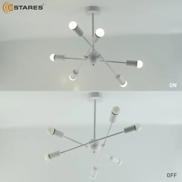 Люстра Estares York 6xE27 R-510x380-WHITE-220-IP20