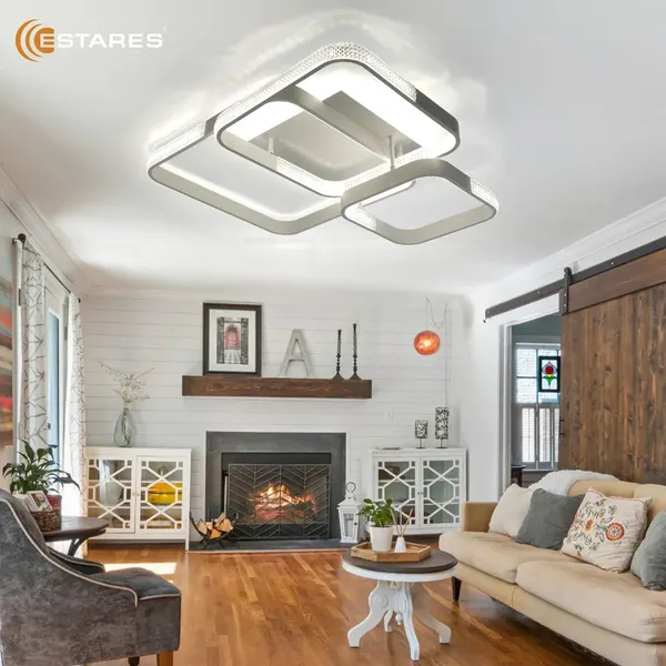 Люстра Estares Mister 140W 4S-APP-720x660x160-WHITE/CLEAR-220-IP20