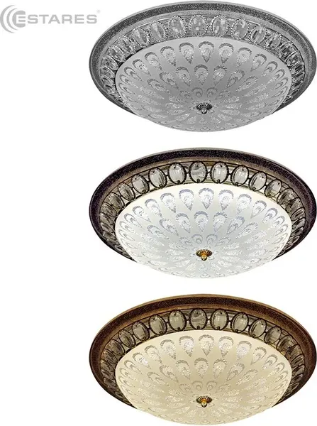 Потолочный светильник Estares Safi Chrome 72W R-515-WHITE-220-IP20