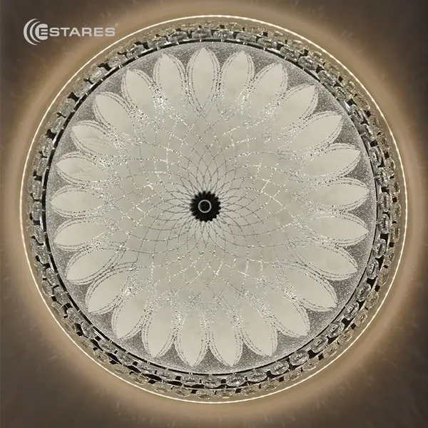 Потолочный светильник Estares Sahara Chrome 72W R-510-WHITE-220-IP20