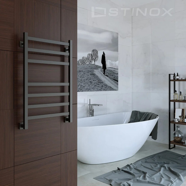 Полотенцесушитель водяной Stinox Prestige 40x80 / pr4080ral9005