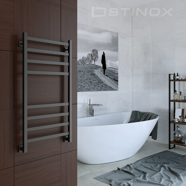 Полотенцесушитель водяной Stinox Prestige 50x100 / pr100pral9005 (черный матовый)