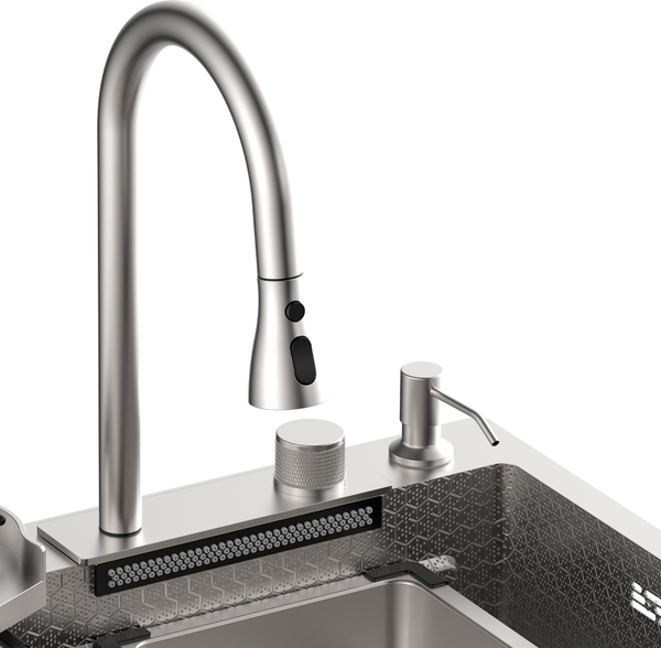 Мойка кухонная со смесителем Diadonna DS7545-1