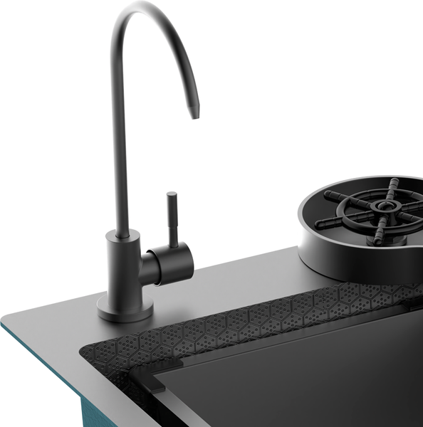 Мойка кухонная со смесителем Diadonna DS7545B-1