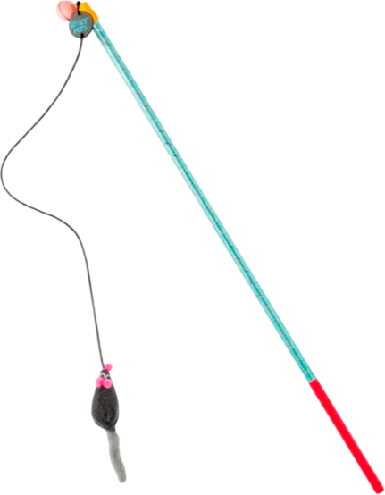 Игрушка для кошек Roxy-Pets Мышь с норковым хвостом - фото