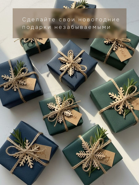 Набор елочных игрушек Dipriz Снежинки Д.7650