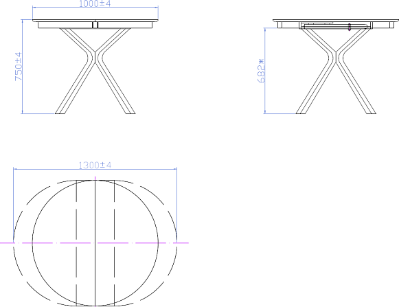 Обеденный стол Мебель-Класс Гермес ОНО-02