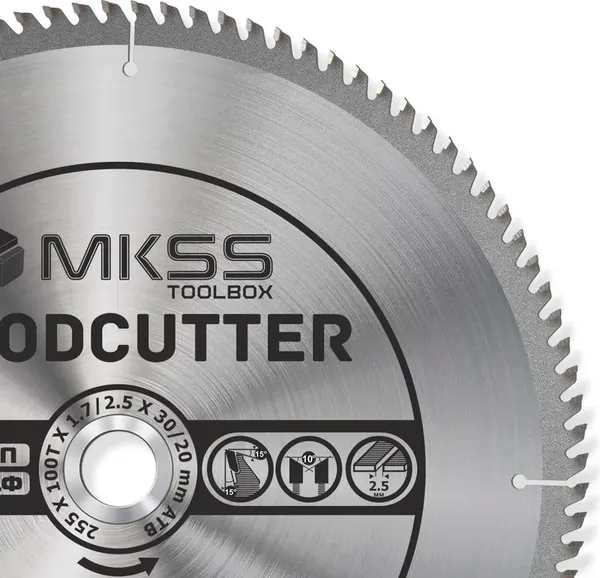 Пильный диск MKSS Woodcutter 255x100Тx30/20мм / WC25510030