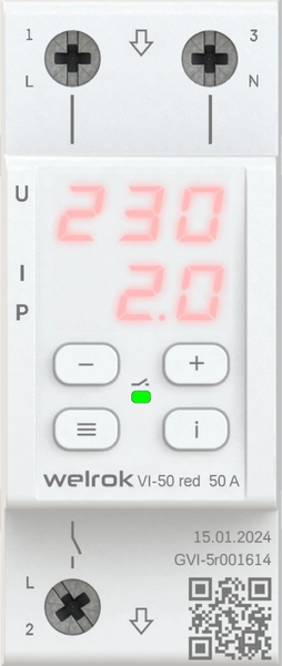 Реле напряжения Welrok VI-50 - фото