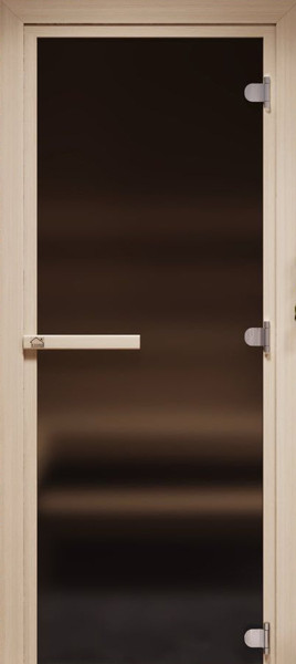 Стеклянная дверь для бани/сауны COOPER Лайт 190х70 - фото